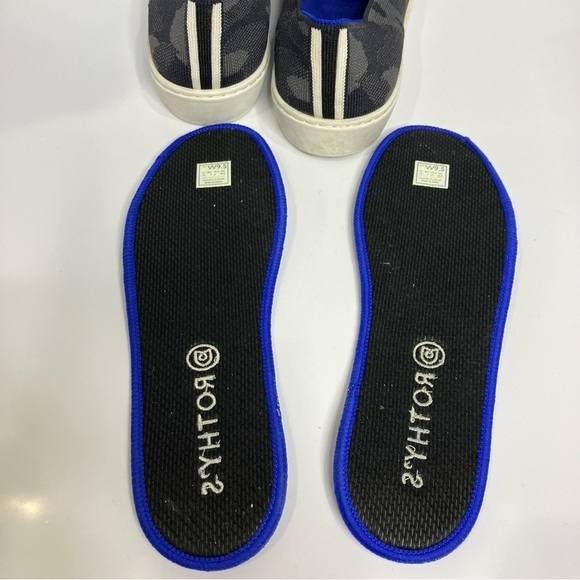 Rothy’s the original slip in sneaker gray camouflage design size 9.5 - Picture 9 of 11